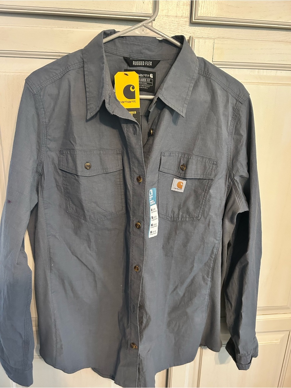 Carhartt Women’s Rugged Flex Relaxed Heather  Long Sleeve Tunic Size XL NWT